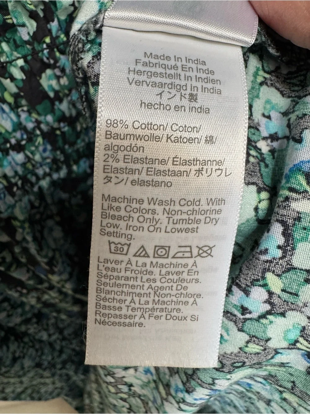 J. Crew smocked top